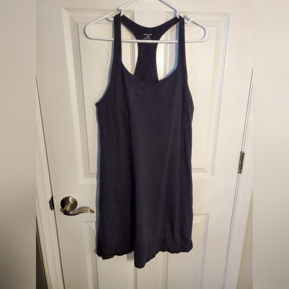 Heather Black Horny Toad Built in Bra Dress
